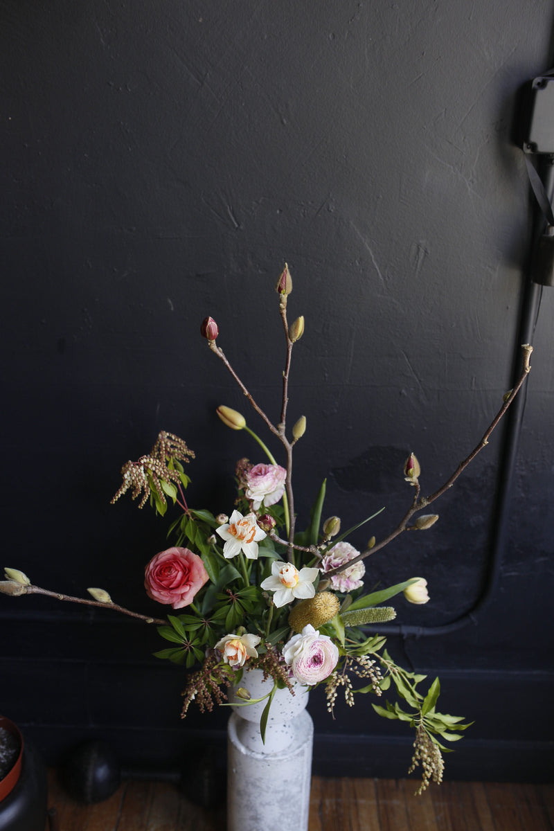 VALENTINE'S DAY VASE ARRANGEMENT