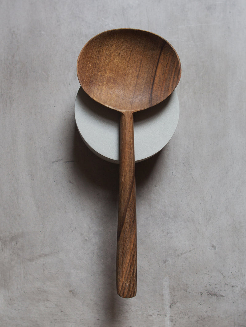 WALNUT OVAL SPOON