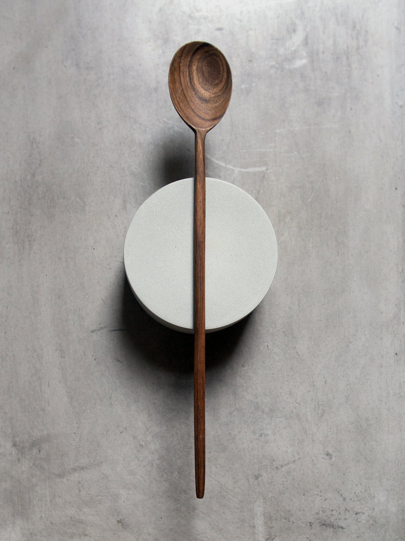 TALL WALNUT TASTING SPOON