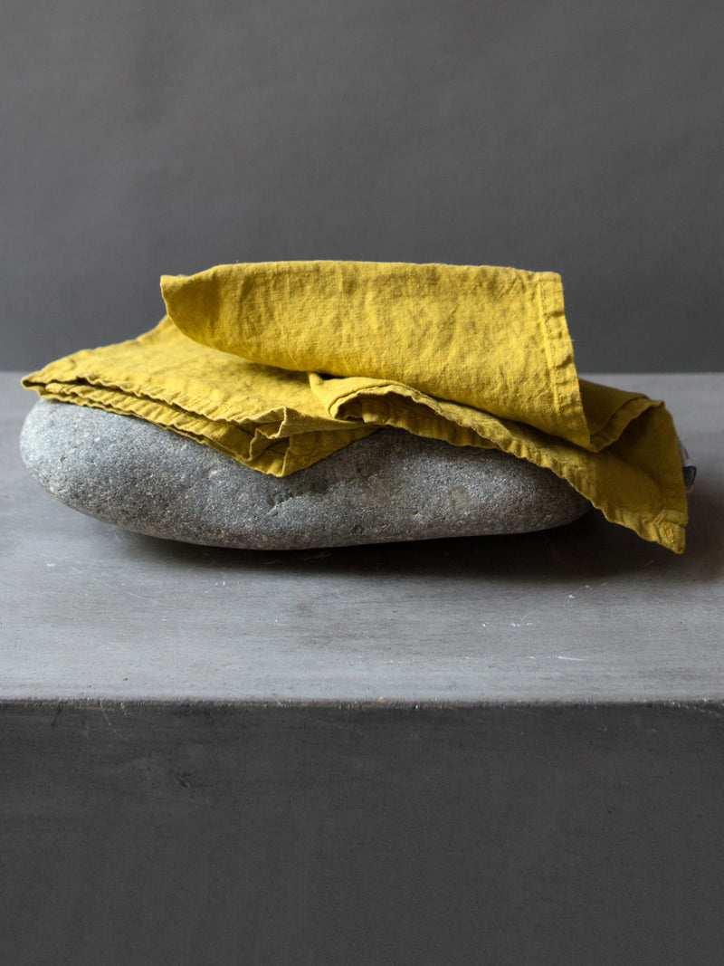 MUSTARD LINEN NAPKINS