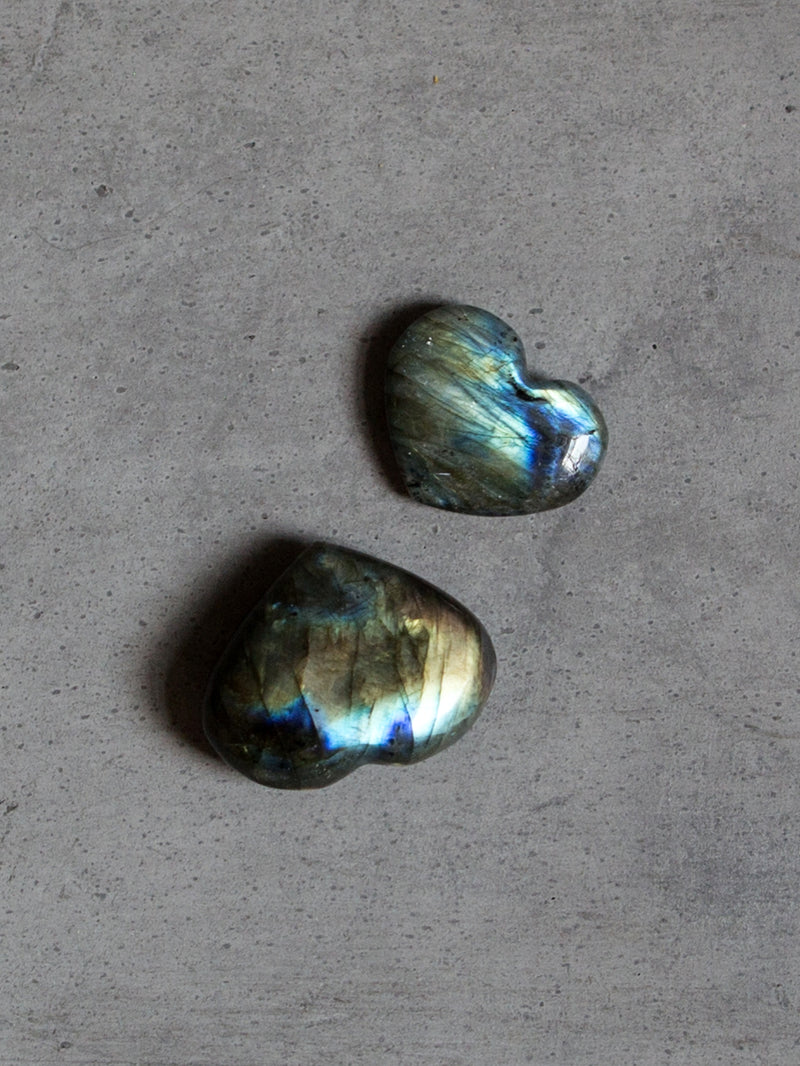 LABRADORITE HEART