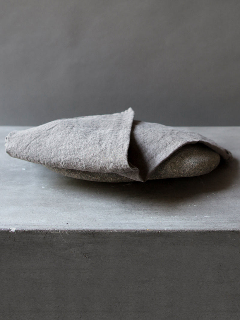 GREY LINEN NAPKINS